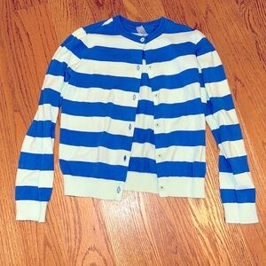 NWOT Primary Striped Cotton Cardigan - Girls size 12